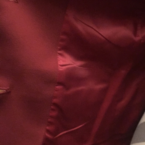 Valerie Stevens Petites 2pc suit cranberry 2P - Picture 6 of 9